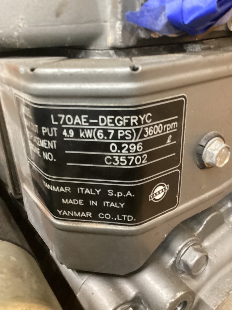 Yanmar L70 diesel engine(refurb.)#016