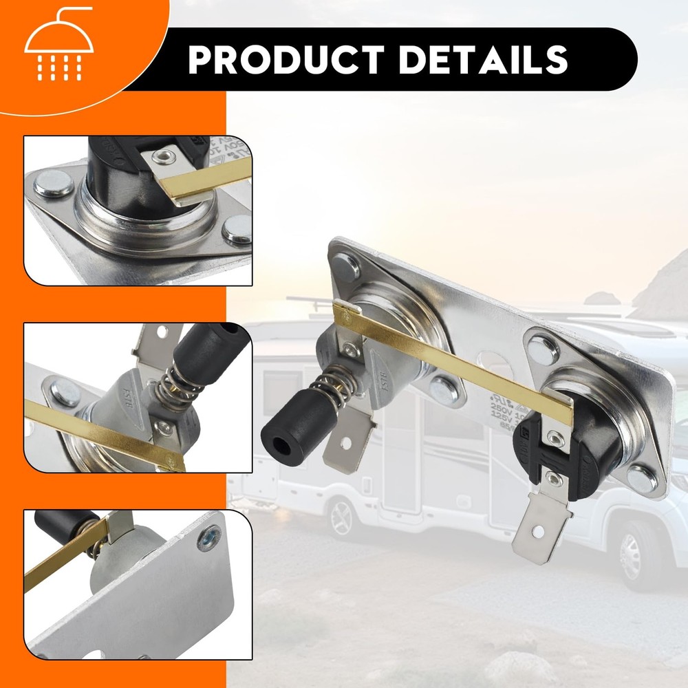 232282 RV Water Heater Thermostat Switch 120V, Thermostats for Suburban