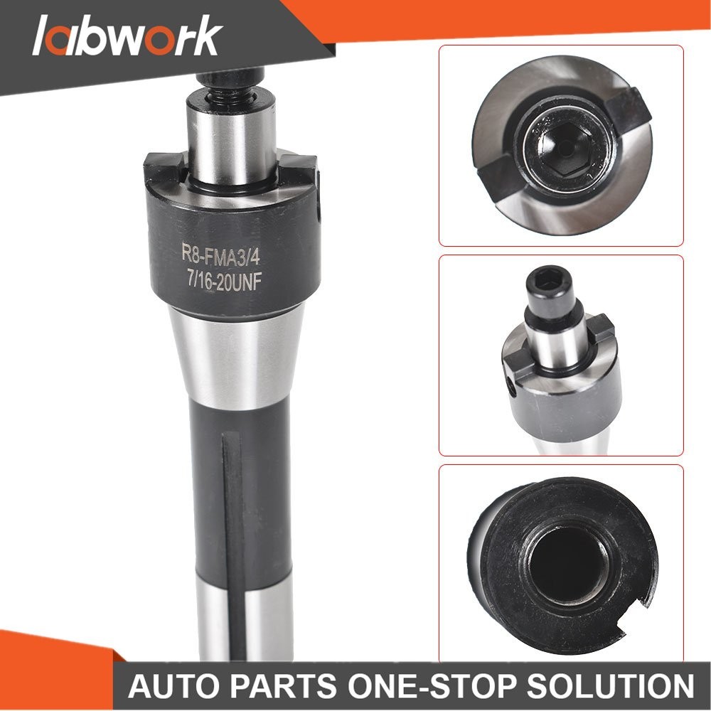 3/4" R8 Shank Shell Milling Arbor Adapter Holder For Machine