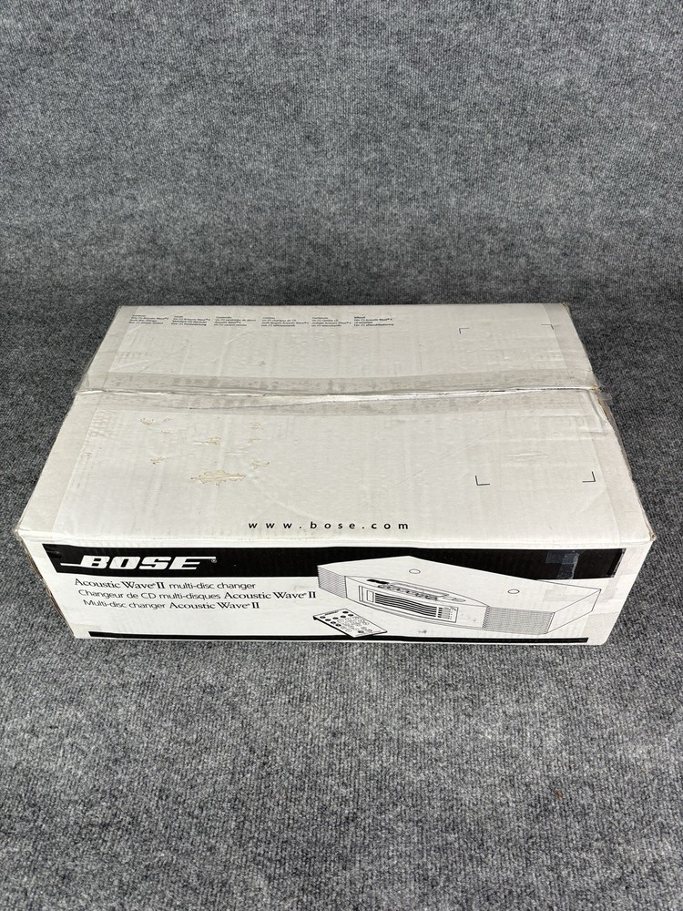 BOSE Acoustic Wave II 5 Multi-Disc Changer Graphite New Open Box