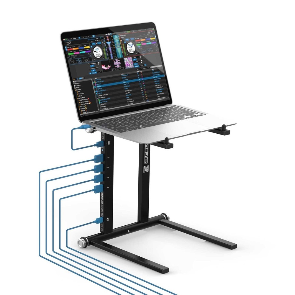Reloop Stand Hub DJ Laptop Stand with Powered USB Hub
