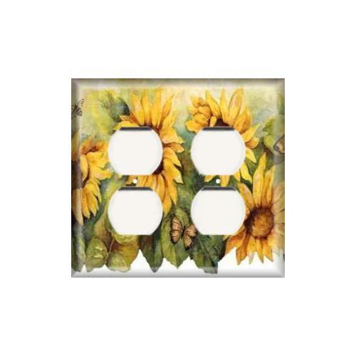 SnazzySwitch Sunflower Decorative Light Switch Plate Cover