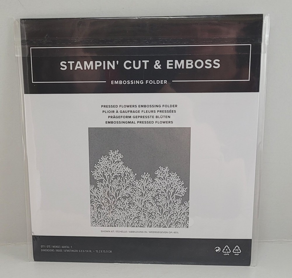 Stampin' Up! -Pressed Flower- Embossing Folder - *Retired*