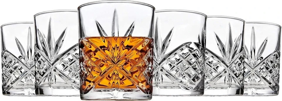 Crystal Double Old Fashioned Set of 6