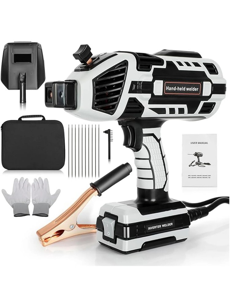 Handheld Welder Machine 110V Portable ARC Welding Machine IGBT Inverter Variable