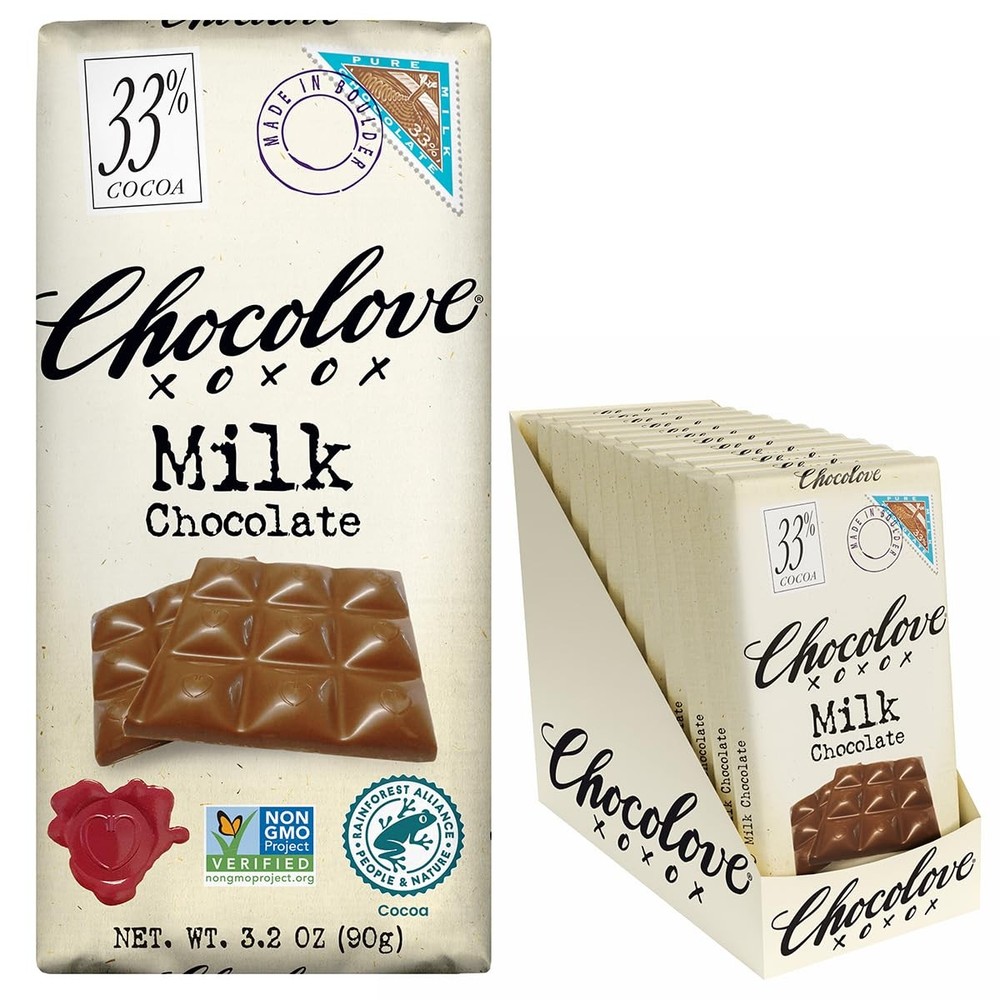 Crey Milk Chocolate Bars | 33% Cocoa | Crafted with Silky