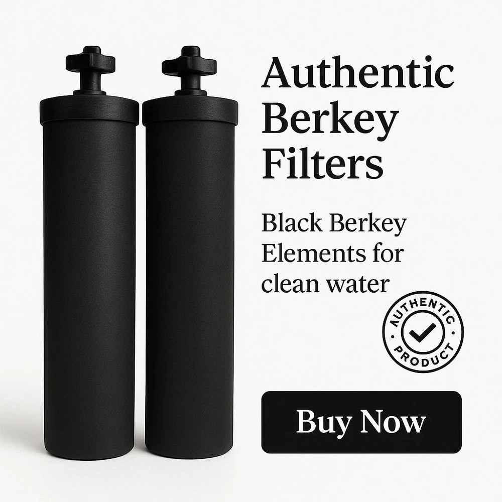 Berkey BB9-2 Authentic Black Purification Elements Water Filter Replacement New