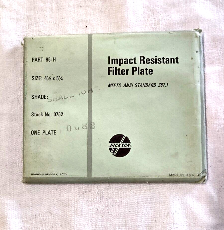 Jackson Welding Helmet Filter Plate Shade 10H