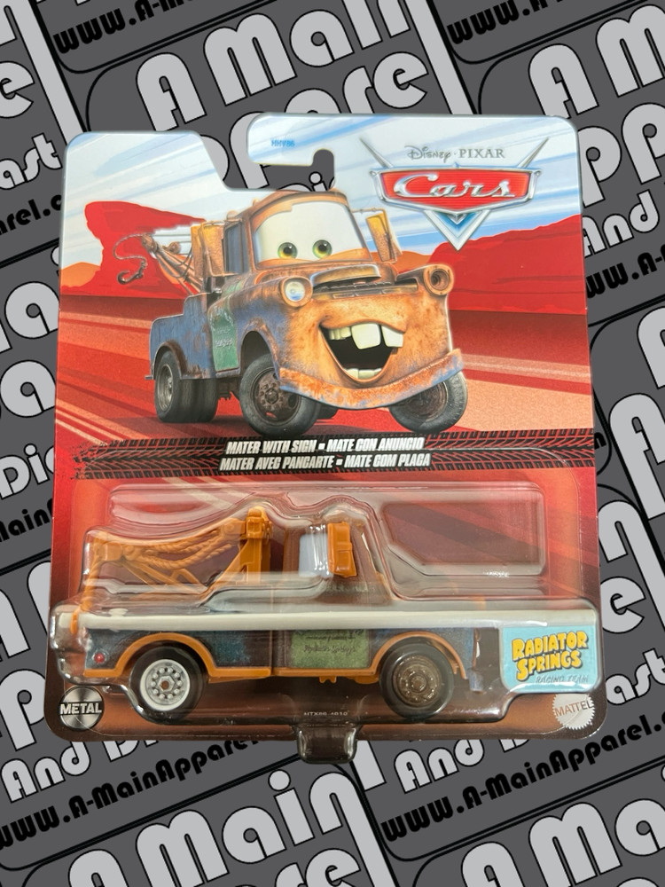 Mater with Sign Car