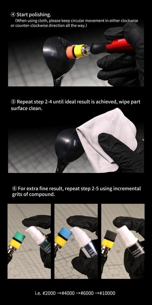 DSPIAE: Polishing Sponge & Compound - Complete Set - Fits ES-P