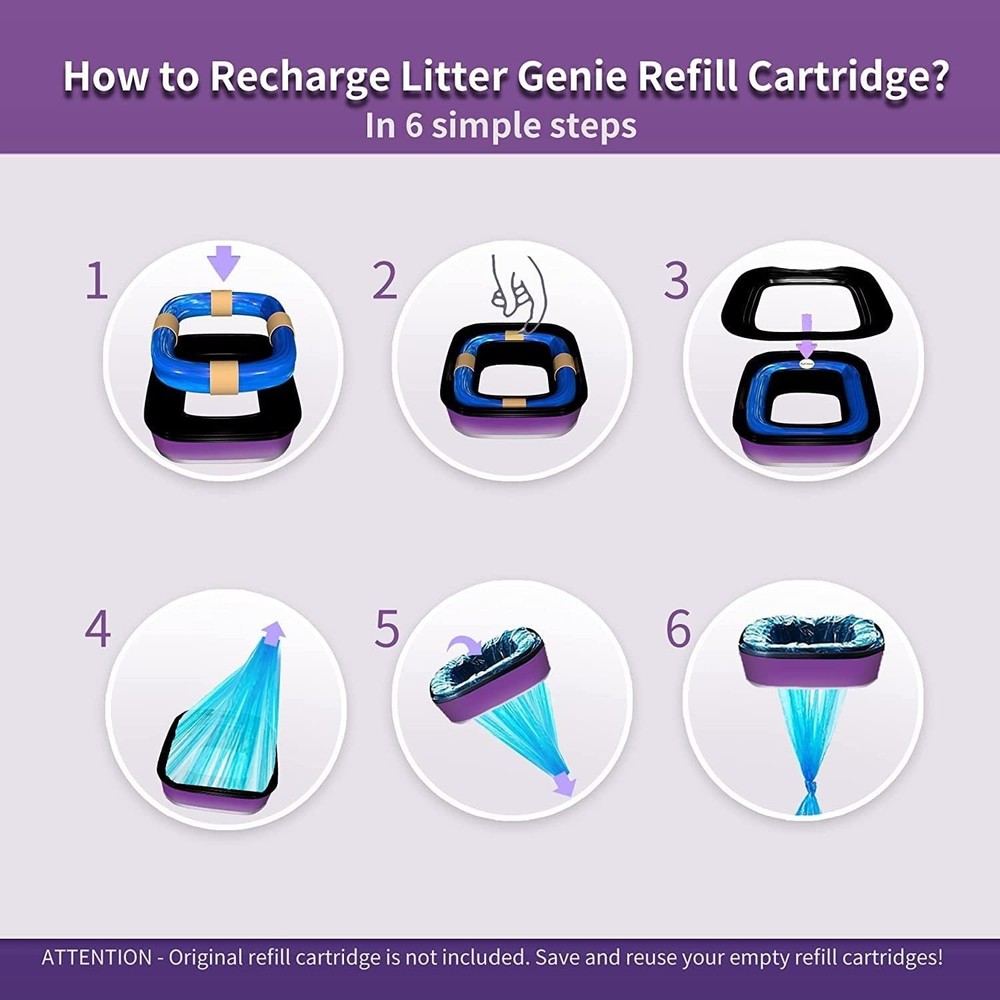 Fresh Scent Litter Refills 9 Pack - Easy Assembly and Perfect Compatibility