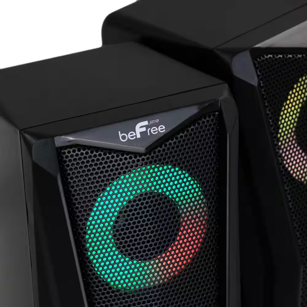 Computer Gaming Speakers with Color LED RGB Lights