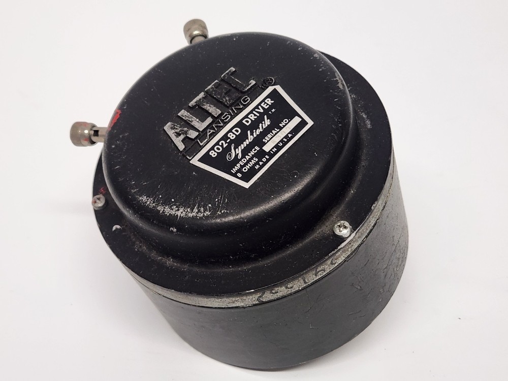 Vintage Altec Lansing 802-8D 8 Ohm Compression Horn Driver VOTT