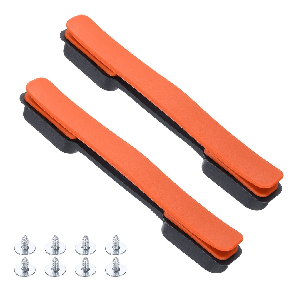 2Pcs Luggage Handle Replacement with Screws 8.5 Inch Suitcase Handle Orange