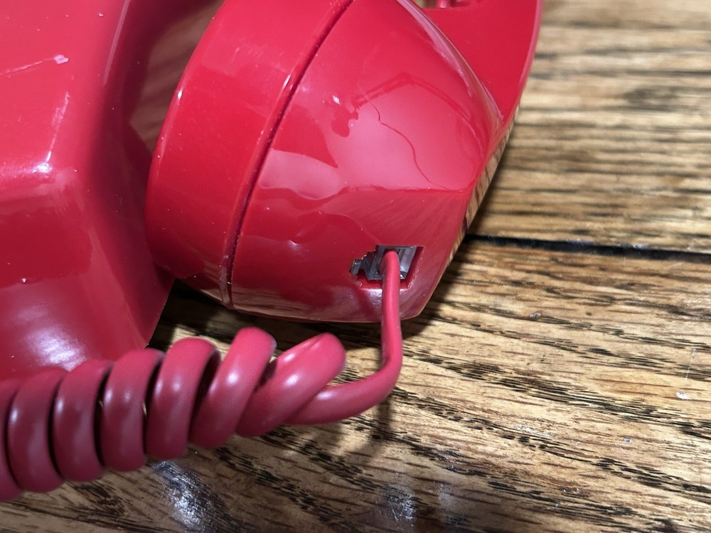 Cortelco Red Wall Phone