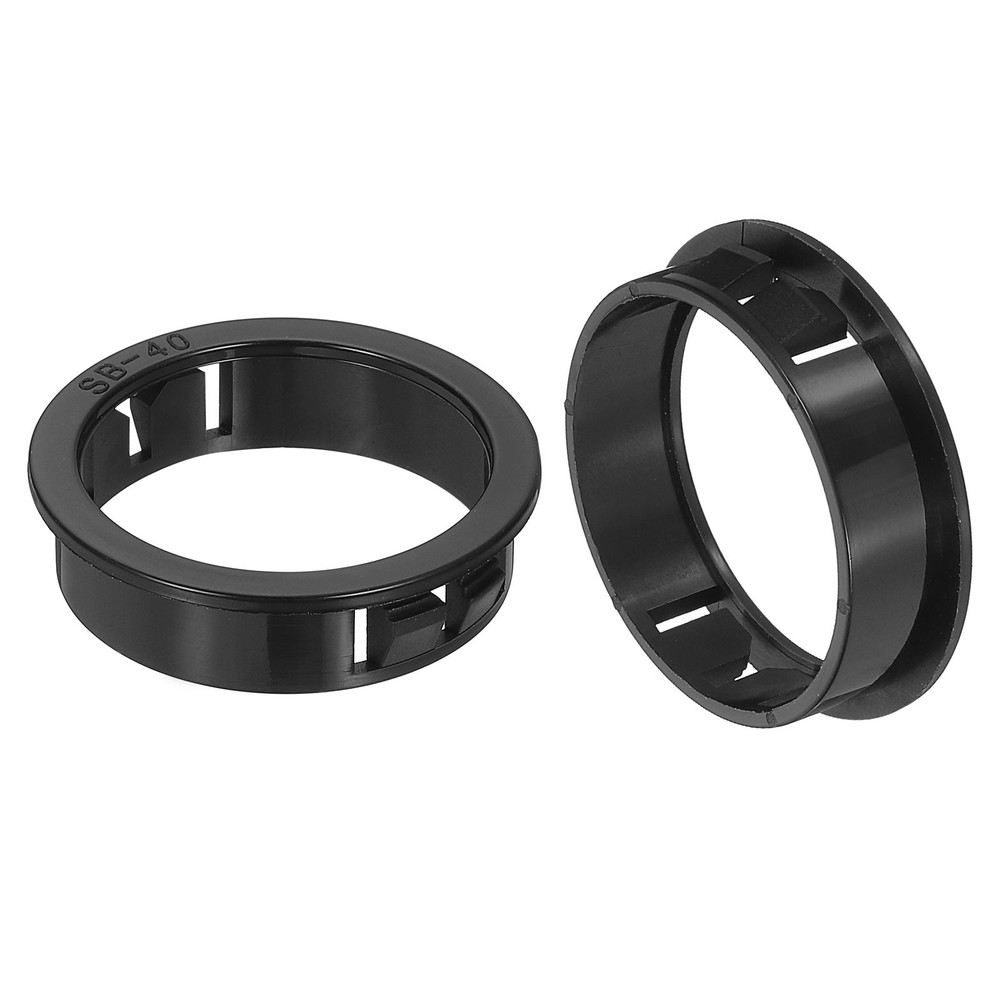 20Pcs 39.8mm Cable Snap Bushing Grommet Protector, Round Bushing Grommet, Black