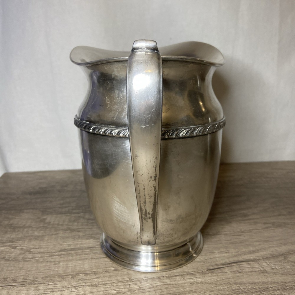 Antique Westminster Water Pitcher #1009 Engraved Initial B