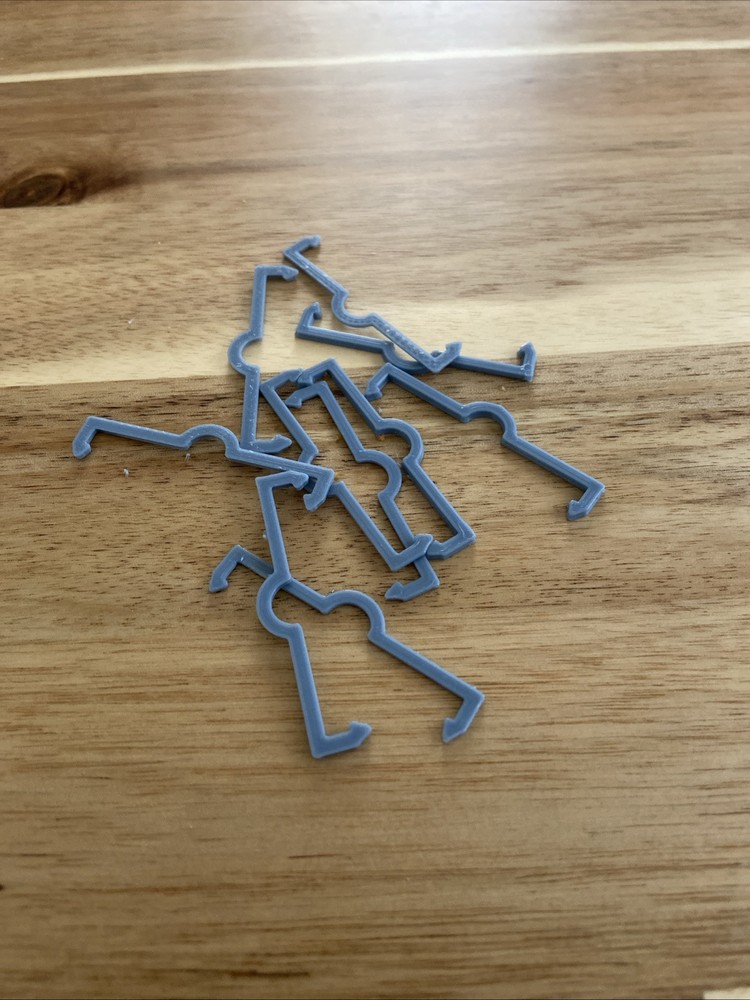 50pcs Pegboard Clips / Retainers