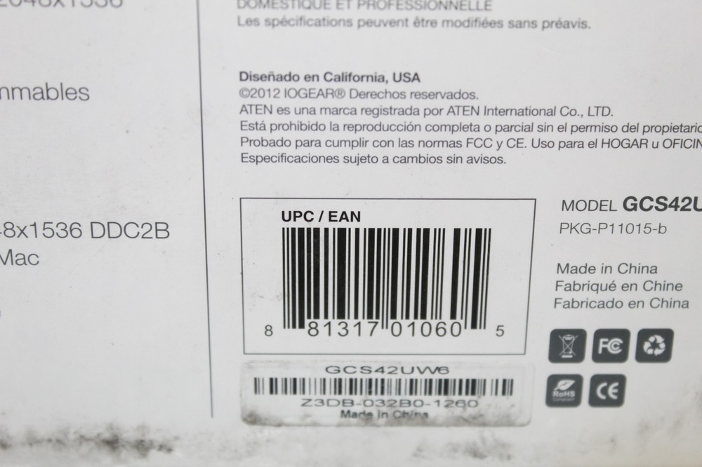 IOGEAR 2 port USB KVM Switch