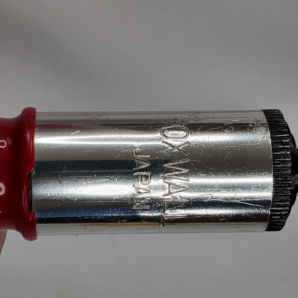 Oxwall Vintage Ratcheting Push Drill Screwdriver 6 Interchangeable Bits Japan