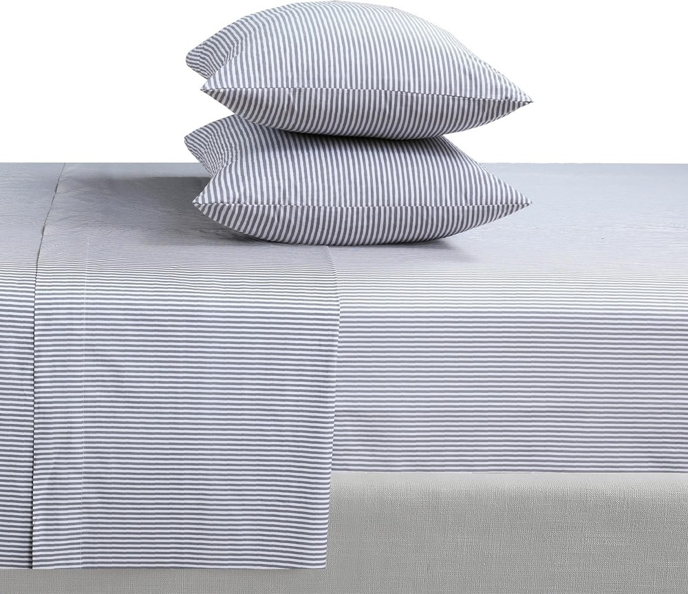 Feather & Stitch Softest 100% Cotton Sheets, 300 Thread Count Percale Weave