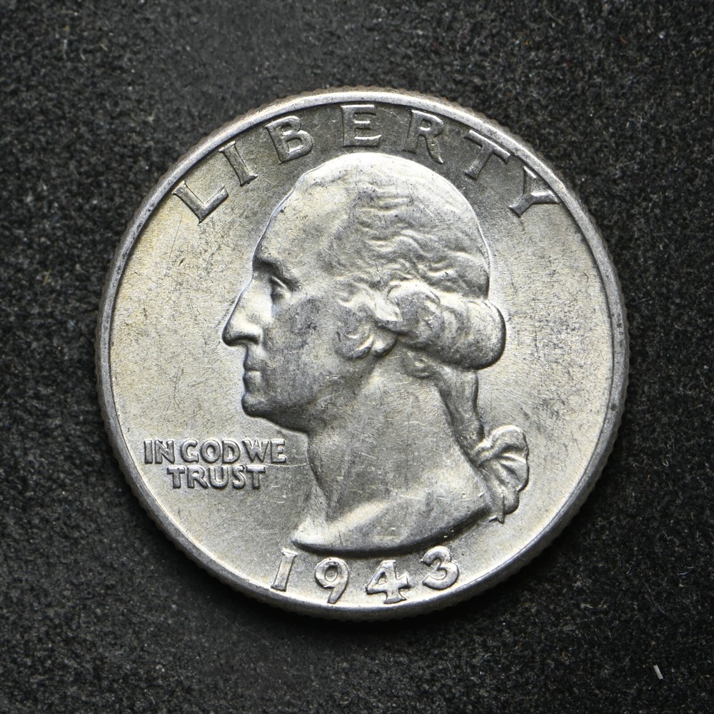 1943 Washington Silver Quarter AU+ (bb15050)