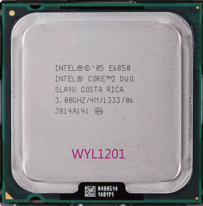 Intel Core 2 Duo E6850 3.0 GHz CPU SLA9U 1333MHz LGA 775 Processor
