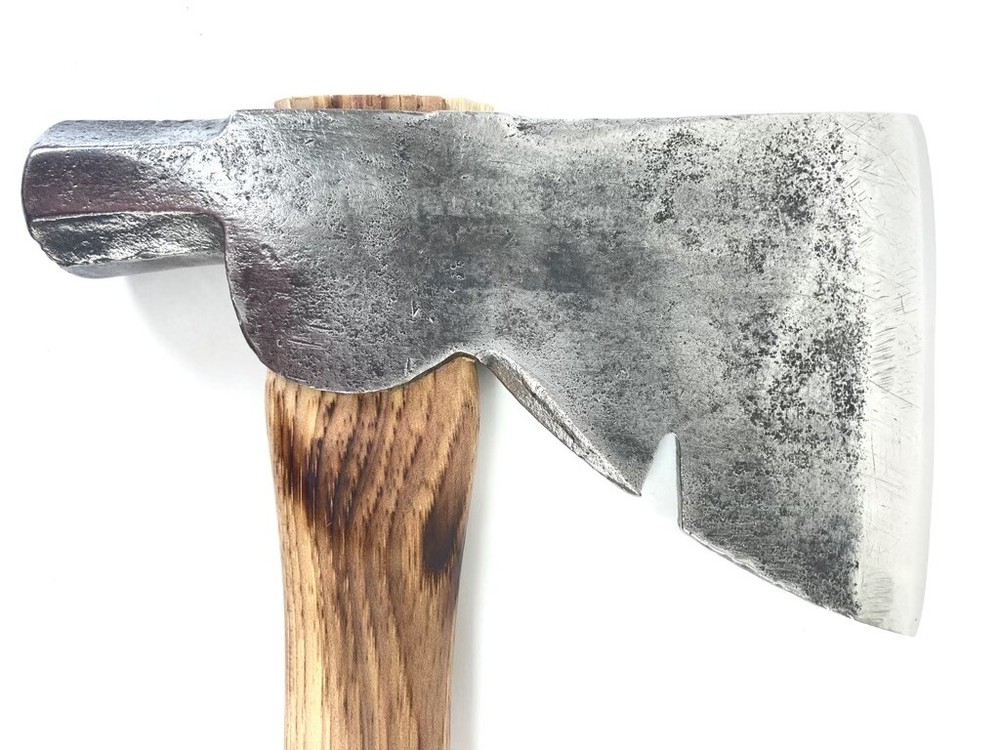 Vintage Anniversary Hatchet With Custom Leather Sheath