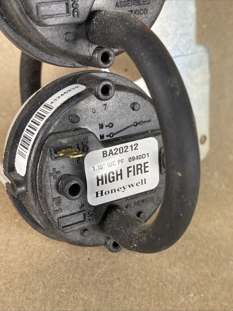 Furnace Pressure Switch Honeywell BA20212 (P25)