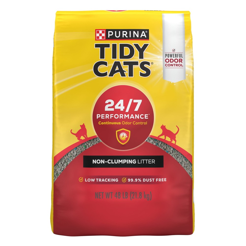 Non-Clumping Cat Litter, Performance Multi Cat Litter Odor Control Formula,48 lb