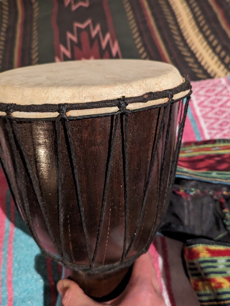 Djembe Drum with Cloth Travel Bag Medium