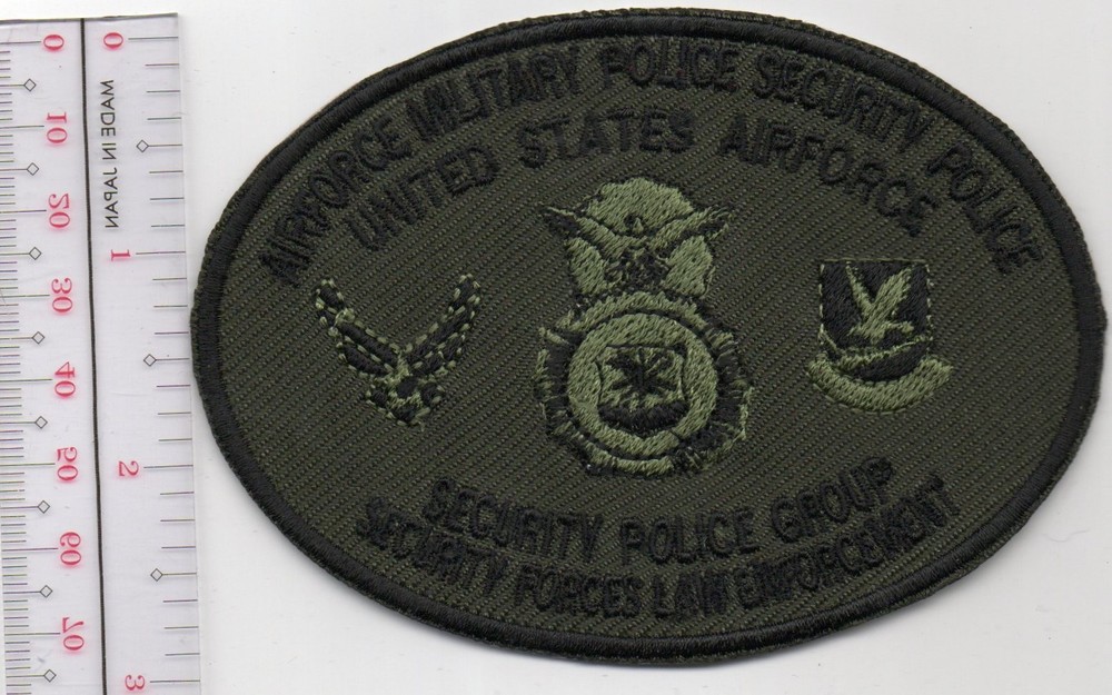 US Air Force Military Security Forces Law Enforcement Patch NO TARIFF