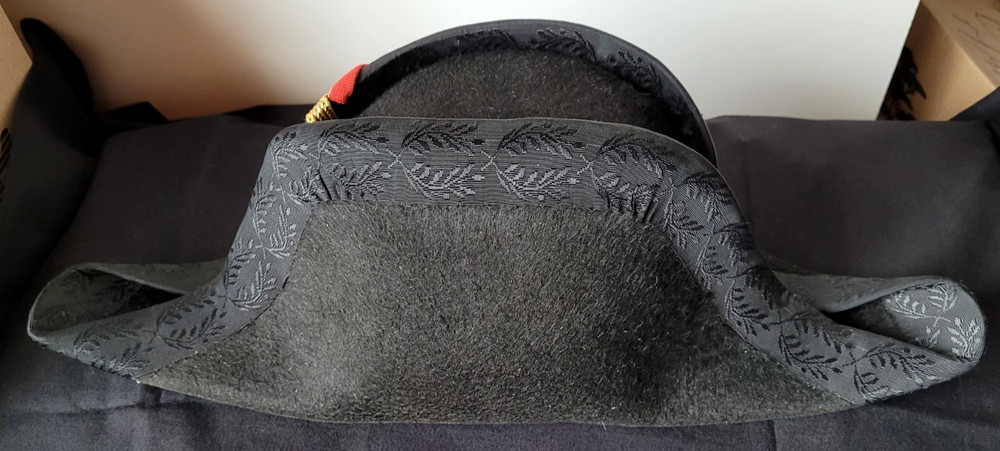 Third Republic Polytechnic School Bicorn in Black Mole Felt