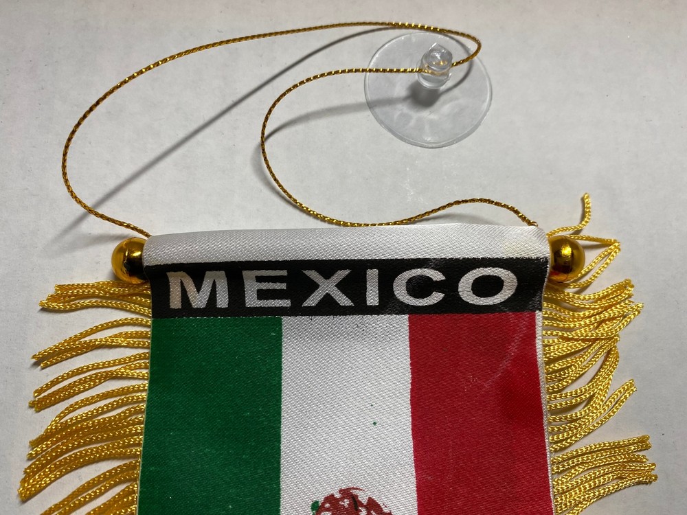 Mexico Mini Banner Red Eagle 4 X 6