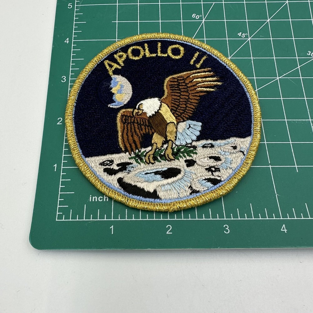 Vintage Apollo 11 Eagle Moon Landing NASA Space Patch