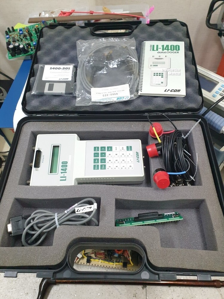 LI-COR LI-1400 Data Logger with 3 Sensors, Software Included