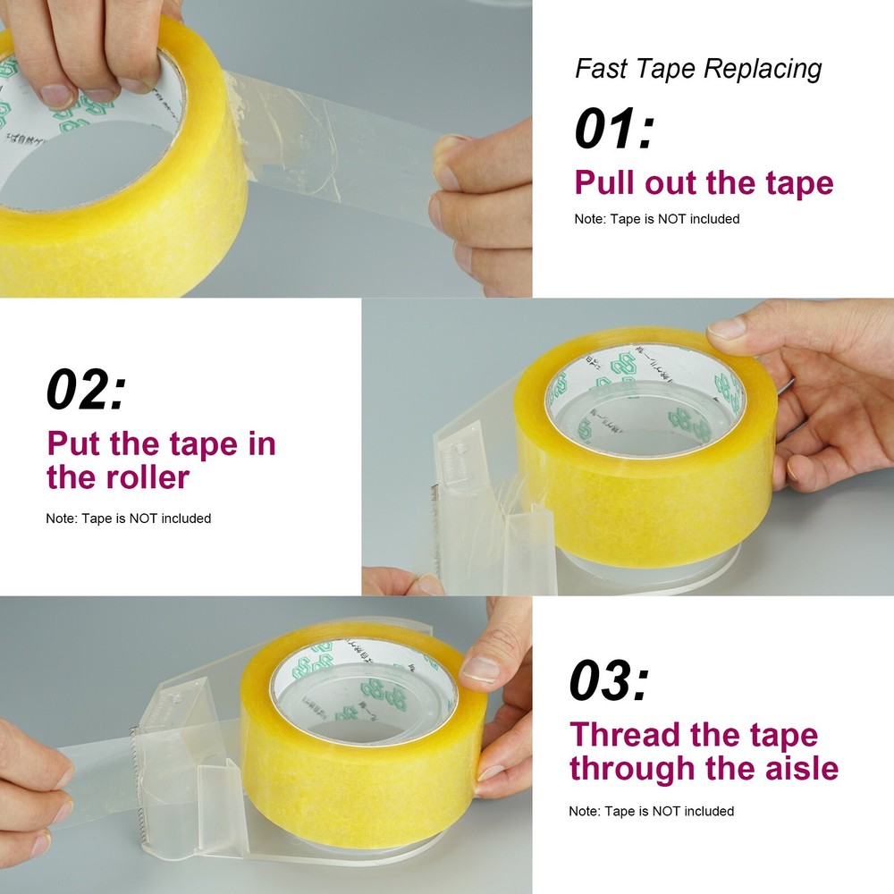 LINCO Handheld Packaging Tape Dispenser - Translucent