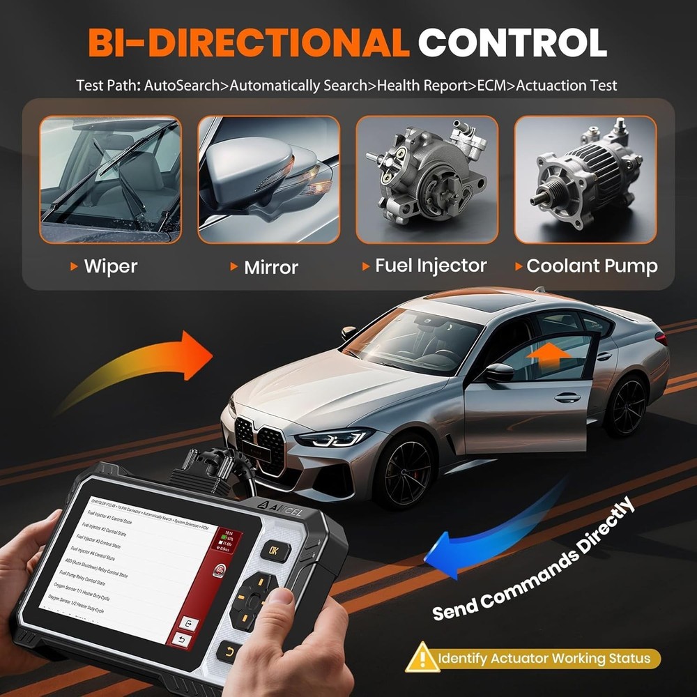 ANCEL FX6100 Bidirectional OBD2 Scanner All System Car Diagnostic Active Test