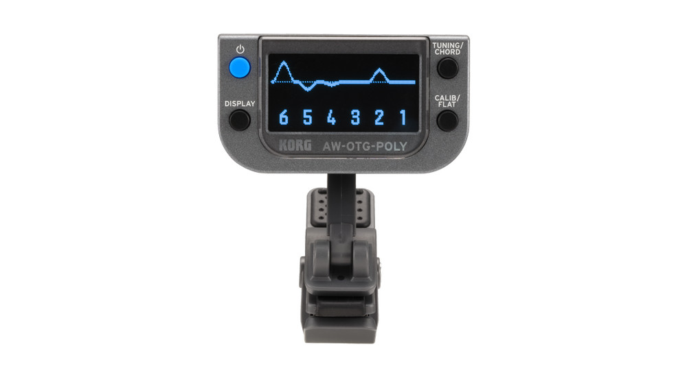 KORG AW-OTG-POLY Polyphonic Clip-on Tuner