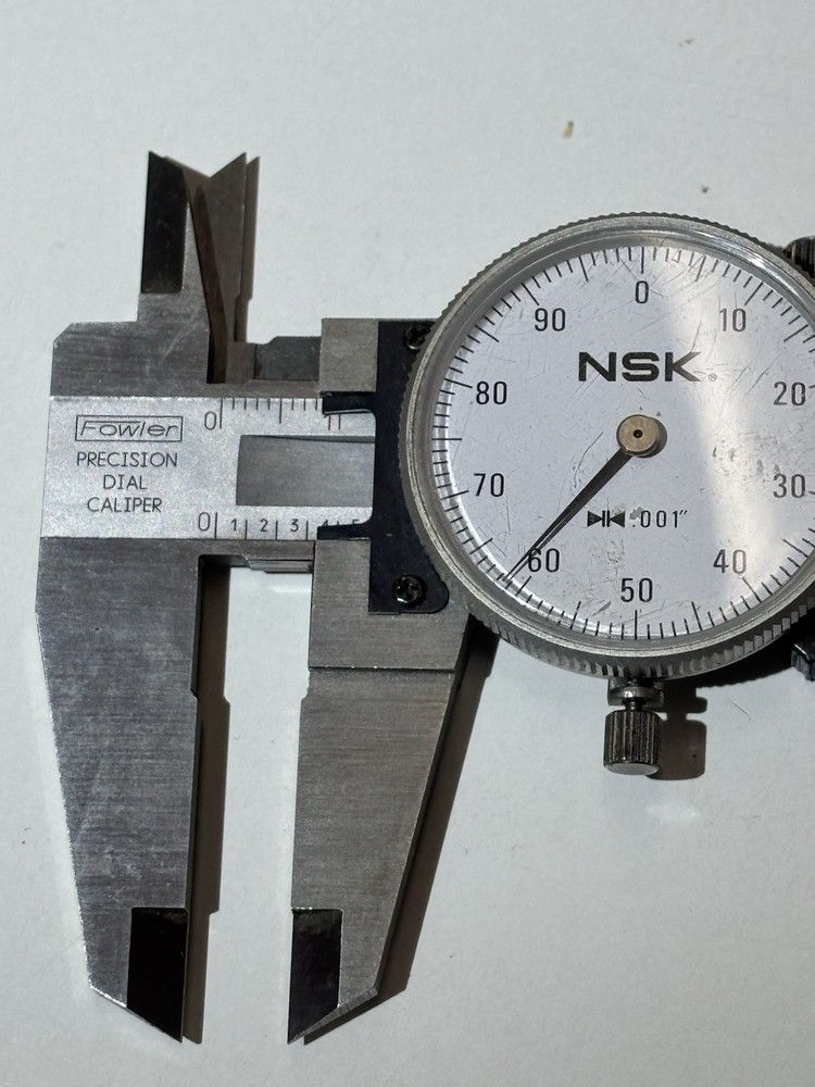 Fowler Precision Dial Caliper 6” Long .001 Stainless Hardened