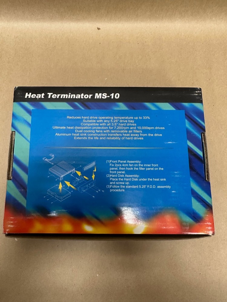 Heat Terminator MS-10 Hard Drive Cooling *NEW*