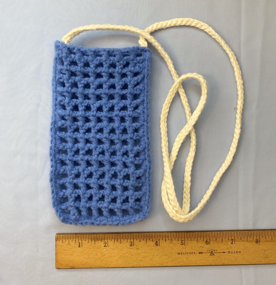 Handmade Crocheted Crossbody Phone Holder