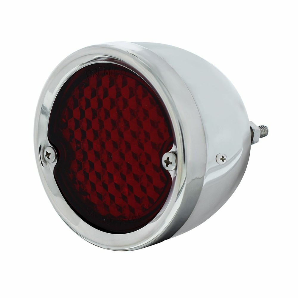 Pair LED Tail Light Assemblies For 54-59 Chevy Stepside Truck Stainless Housing