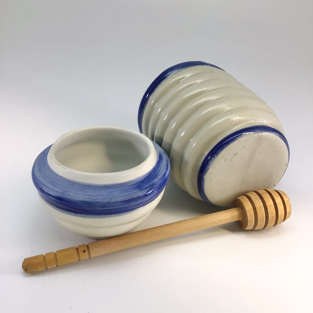 Williamsburg Pottery Honey Pot Jar