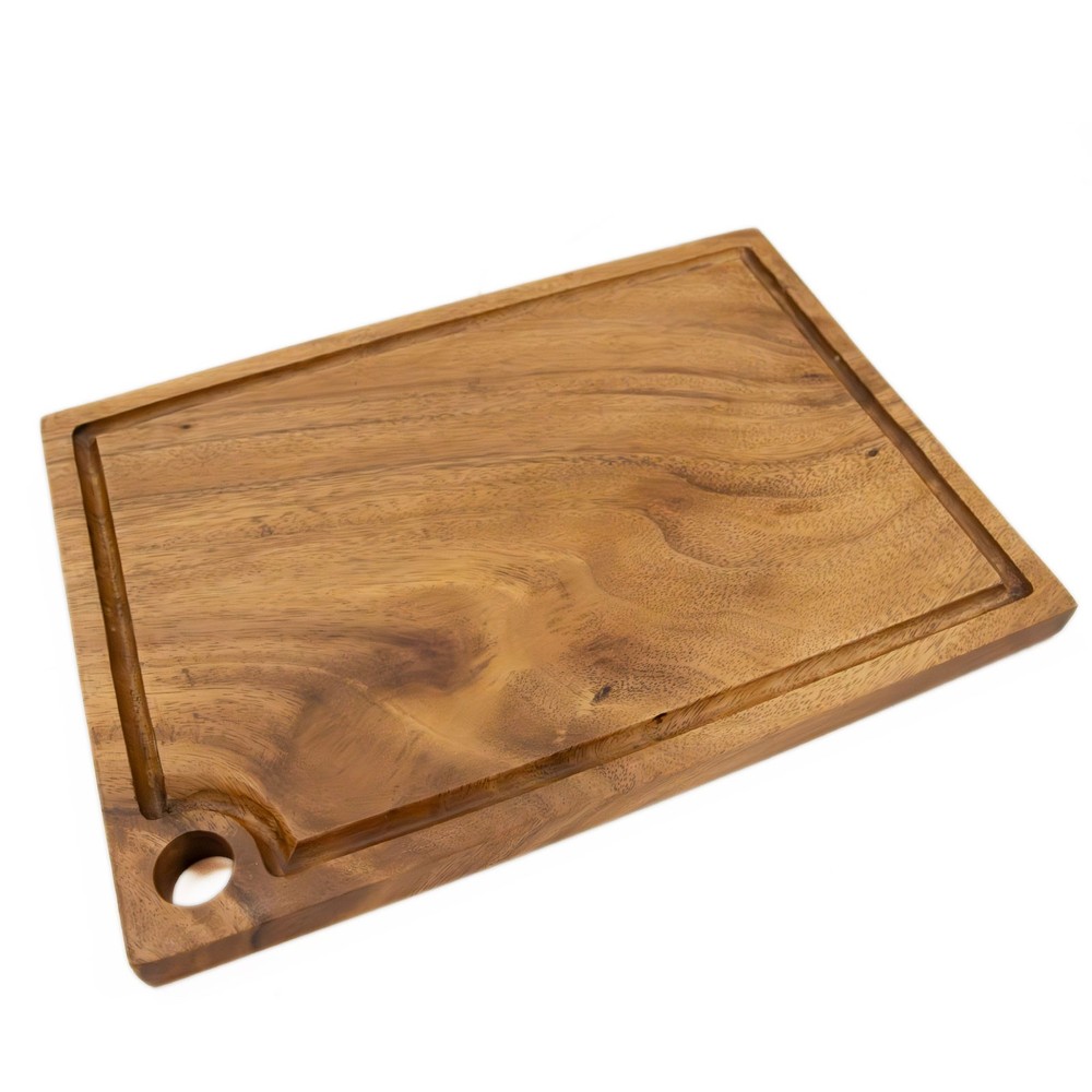 Darlin Acacia Rectangle Board w/Hole & Track Large