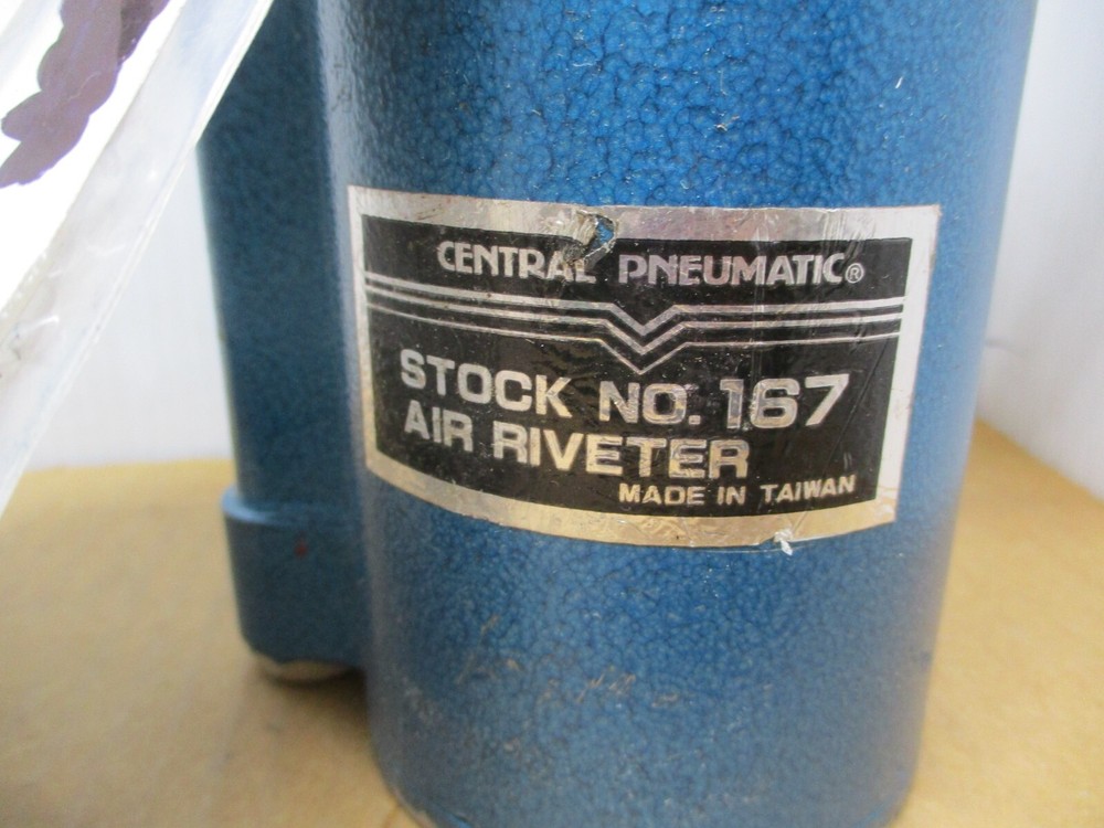 CENTRAL PNEUMATIC 167 AIR HYDRAULIC RIVETER
