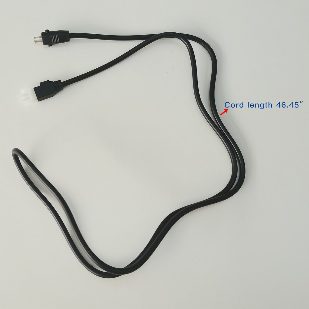 Tempur-pedic Ergo Ease Input Power Cord Cable Power Prong and Adjustable Base
