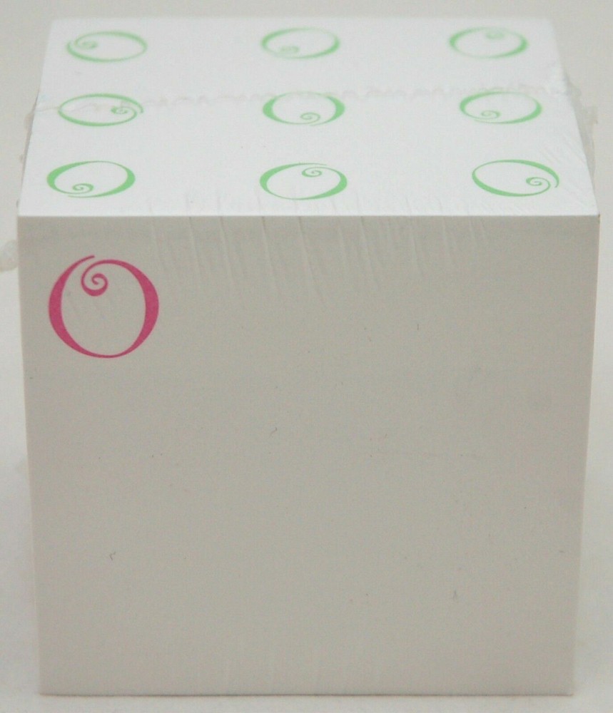 2400 Post-It SHEETS Notepad The Letter O White Sticky Notes 3" Square Office NEW