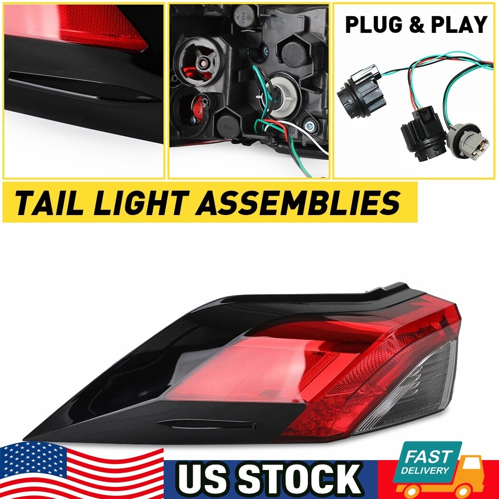 For 2019-2023 Toyota Rav4 Outer Tail light Lamp Driver Side Left Replacement Kit