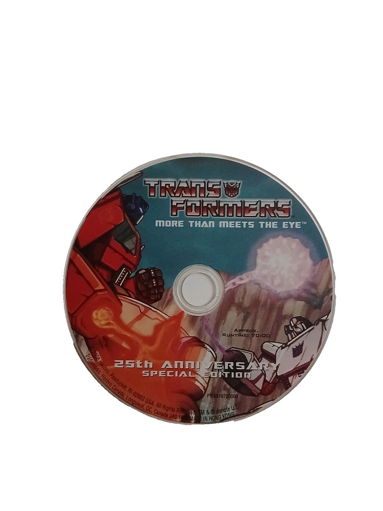 Transformers 25th Anniversary Special Edition dvd